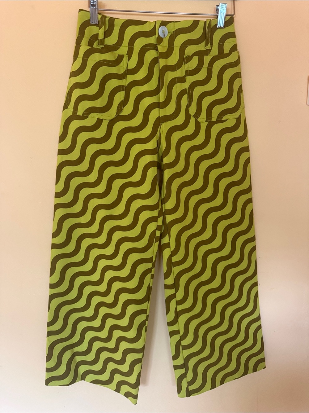 “The Colette” by Anthropology Cropped Wide Legged Pants Size 27
